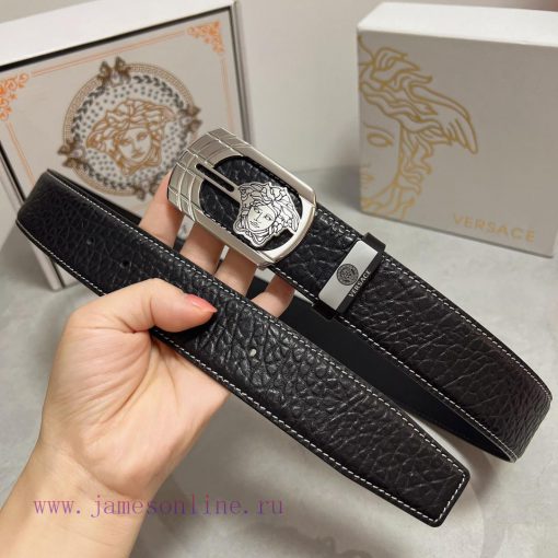 Versace. VersaceMaterial: Leather Belt with 100% Head Layer. The leather belt is guaranteed jqt5xegv - Image 5