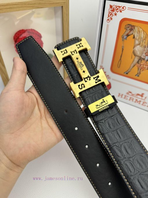 Hermes Hermès  Material: Leather Belt with 100% Head Layer. The leather belt is guaranteed t t0gbkkth - Image 9