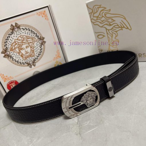 Versace. VersaceMaterial: Leather Belt with 100% Head Layer. The leather belt is guaranteed ym09dep7 - Image 6