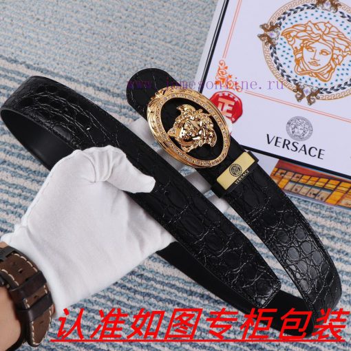 Versace. VersaceThe material is made of 100% top layer cowhide, ensuring that 24k pure steel dxvxnmn5 - Image 4