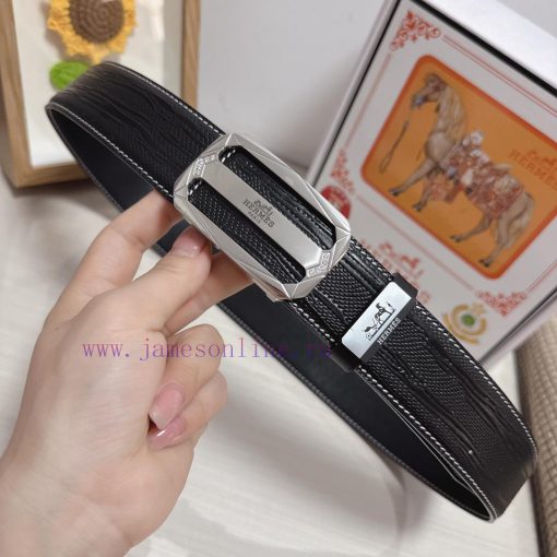 Hermes Hermès  Material: Leather Belt with 100% Head Layer. The leather belt is guaranteed t et8hd4ye - Image 6