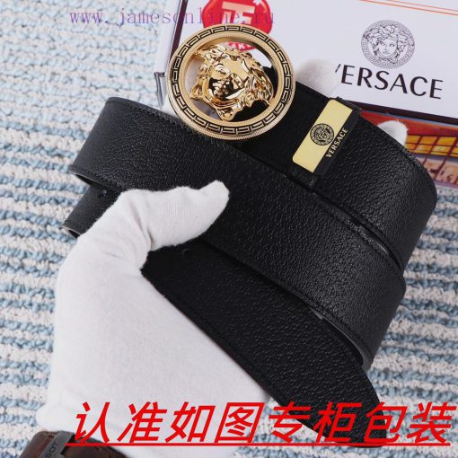 Men's belt VersaceMen's leather belt is made of 100% head layer cowhide, ensuring that the 2 2hvdlx0e - Image 2