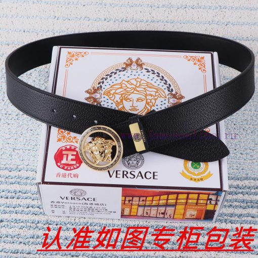 Men's belt VersaceMen's leather belt is made of 100% head layer cowhide, ensuring that the 2 2hvdlx0e - Image 3