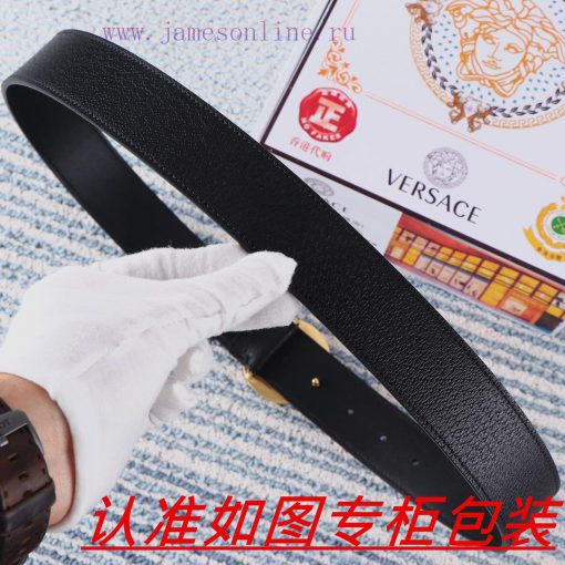 Men's belt VersaceMen's leather belt is made of 100% head layer cowhide, ensuring that the 2 2hvdlx0e - Image 6