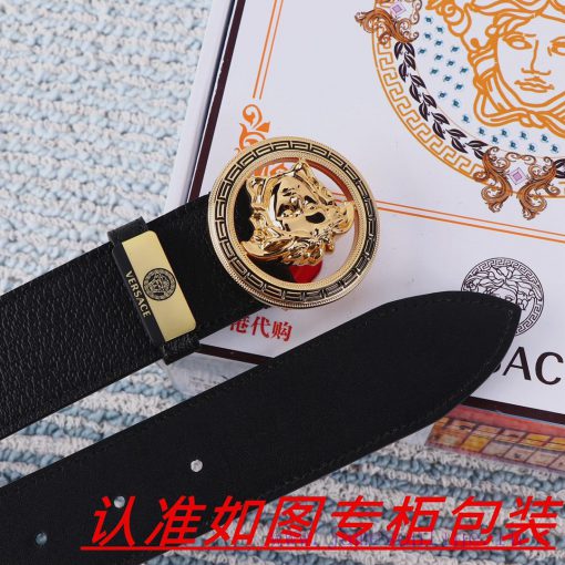 Men's belt VersaceMen's leather belt is made of 100% head layer cowhide, ensuring that the 2 2hvdlx0e - Image 7