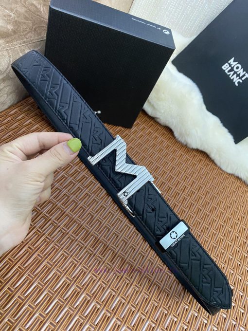 MontblancMaterial: Leather Belt with 100% Head Layer. The leather belt is guaranteed to be g tjukyqxk - Image 5