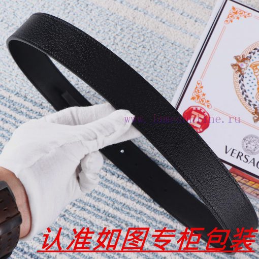 Men's belt VersaceMen's leather belt is made of 100% head layer cowhide, ensuring that the 2 pl73xj1n - Image 9