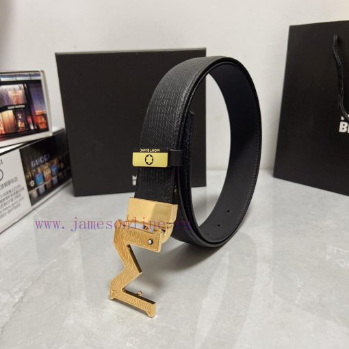 MontblancMaterial: Leather Belt with 100% Head Layer. The leather belt is guaranteed to be g wmm07fby - Image 2