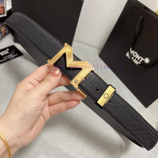MontblancMaterial: Leather Belt with 100% Head Layer. The leather belt is guaranteed to be g wmm07fby - Image 3