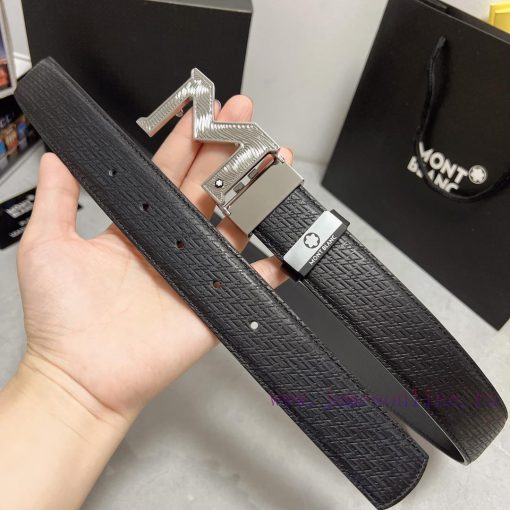 MontblancMaterial: Leather Belt with 100% Head Layer. The leather belt is guaranteed to be g tixbxixb - Image 8