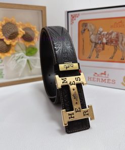 Hermes Hermès  Material: Leather Belt with 100% Head Layer. The leather belt is guaranteed t zh5a60m0