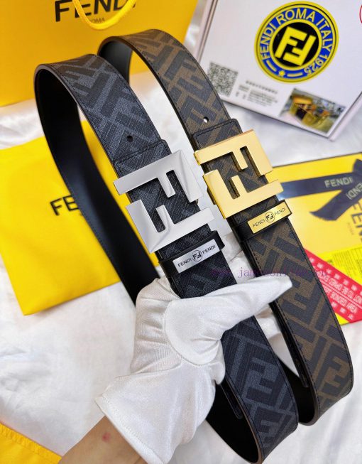 Belt FENDI Fendi ReproductionBelt made of 100% imported top layer cowhide, ensuring genuine a7q9z9md - Image 2