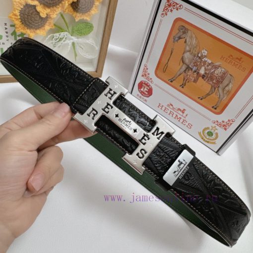 Hermes Hermès  Material: Leather Belt with 100% Head Layer. The leather belt is guaranteed t 3ygkenza - Image 6