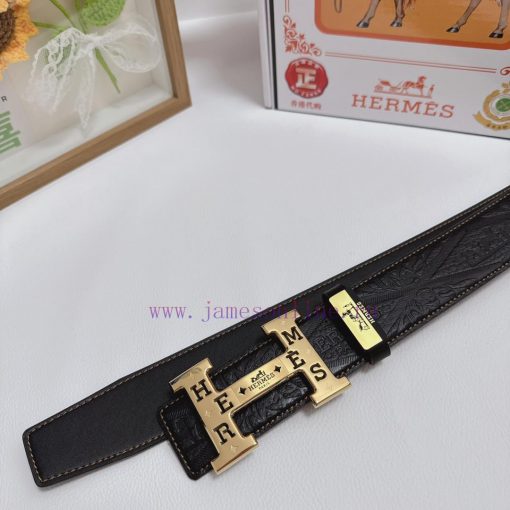 Hermes Hermès  Material: Leather Belt with 100% Head Layer. The leather belt is guaranteed t 3ygkenza - Image 9