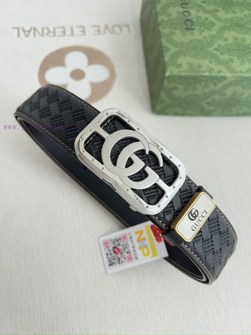 Gucci Gucci Belt ️ BeltHanging buckle, pure steel material buckle head, top layer cowhide, p ws6b6dqx - Image 3