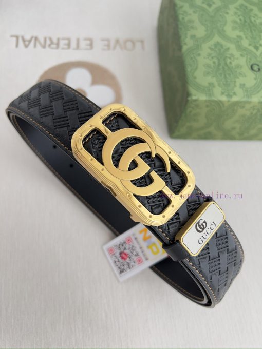 Gucci Gucci Belt ️ BeltHanging buckle, pure steel material buckle head, top layer cowhide, p of5qsxlc - Image 3