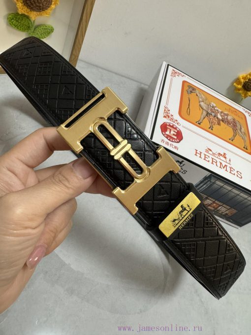 Hermes Hermès  Material: Leather Belt with 100% Head Layer. The leather belt is guaranteed t ridpd4hz - Image 5