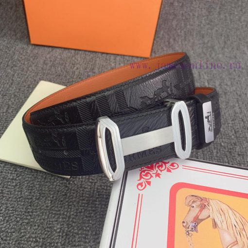 Hermes Hermès Material: Leather Belt with 100% Head Layer. The leather belt is guaranteed to z0ht9ej3 - Image 4