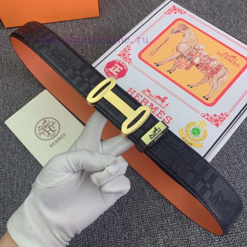 Hermes Hermès Material: Leather Belt with 100% Head Layer. The leather belt is guaranteed to 97i9ndbh - Image 4