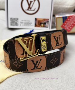 Belt LV Louis Reproduction-The waistband is made of 100% head layer cowhide, ensuring a thre oz2fnvky