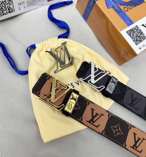 Belt LV Louis Reproduction-The waistband is made of 100% head layer cowhide, ensuring a thre eq4fztuq - Image 10