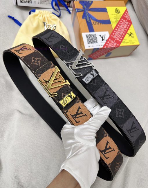 Belt LV Louis Reproduction-The waistband is made of 100% head layer cowhide, ensuring a thre 7uwuyalb - Image 10