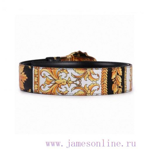 This Palazzo belt from Versace is made of cowhide fabric and adorned with Le Pop Classique p zookbh50 - Image 5