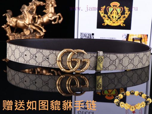 Belt Gucci Gucci️The waist belt is made of 100% cowhide, ensuring that the genuine leather i lo405ds4 - Image 5