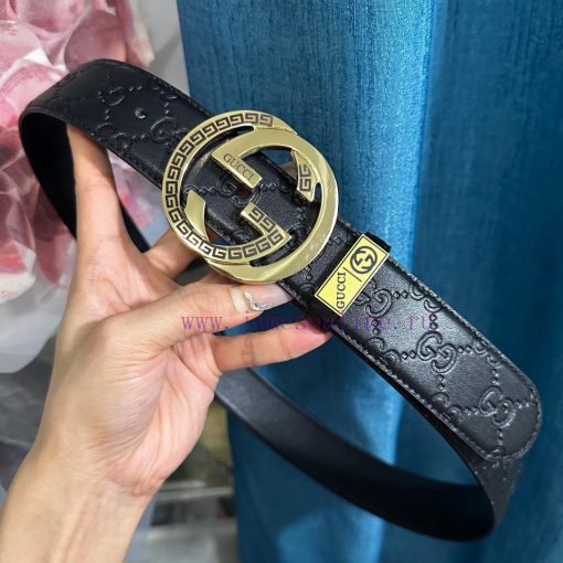 Belt Gucci Gucci️The waistband is made of 100% cowhide, ensuring genuine leather. The 24k pu gjakc3b0 - Image 7
