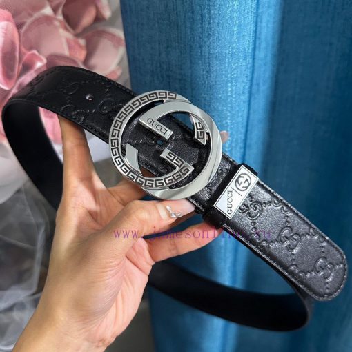 Belt Gucci Gucci️The waistband is made of 100% cowhide, ensuring genuine leather. The 24k pu gjakc3b0 - Image 8