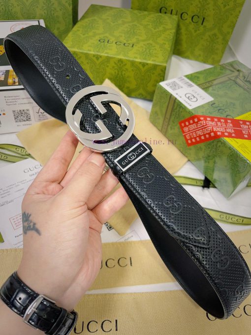 Belt Gucci Gucci️Belt made of 100% head layer cowhide, guaranteed genuine leather, 24k pure 3rdgssnn - Image 3
