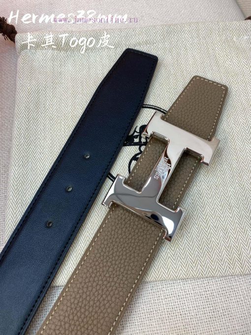 Hermes HERMESConstance belt buckle&double-sided leather belt 38mm, made of Epsom original ca a6zm6yl8 - Image 2