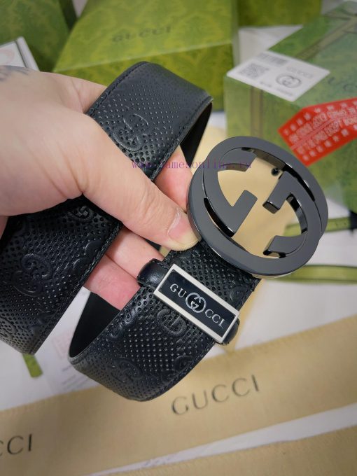 Belt Gucci Gucci️Belt made of 100% head layer cowhide, guaranteed genuine leather, 24k pure 3rdgssnn - Image 8