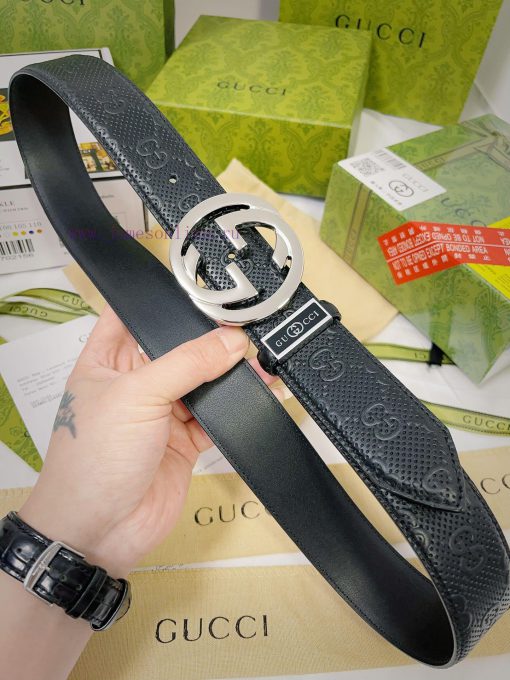 Belt Gucci Gucci️Belt made of 100% head layer cowhide, guaranteed genuine leather, 24k pure tei3ty7n - Image 7
