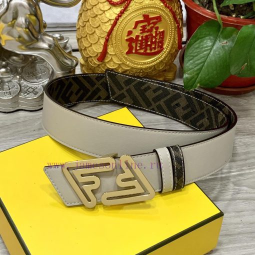 FENDI style with width of 4.0CM, double ring front and back waist belt, FF nail buckle, dual tmdpyym5
