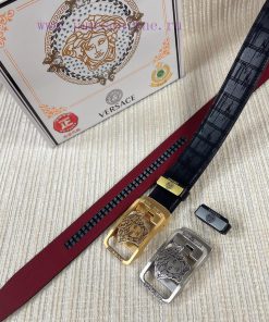 Versace automatic beltMaterial: Leather Belt with 100% Head Layer. The leather belt is guara m9klmj0y