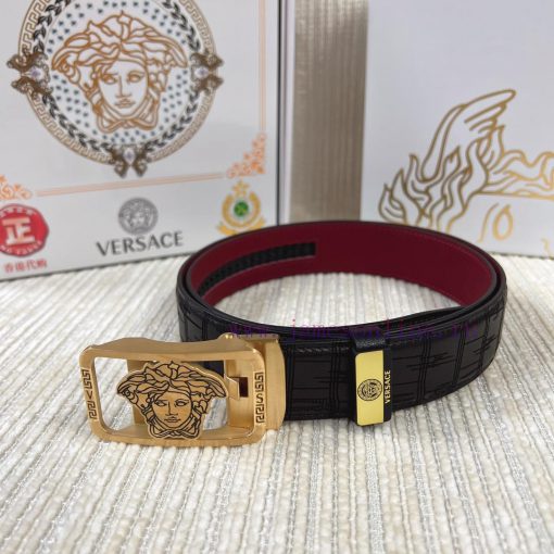 Versace automatic beltMaterial: Leather Belt with 100% Head Layer. The leather belt is guara wewqx6mb - Image 2