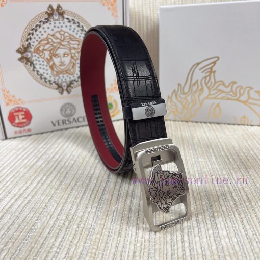 Versace automatic beltMaterial: Leather Belt with 100% Head Layer. The leather belt is guara m9klmj0y - Image 3