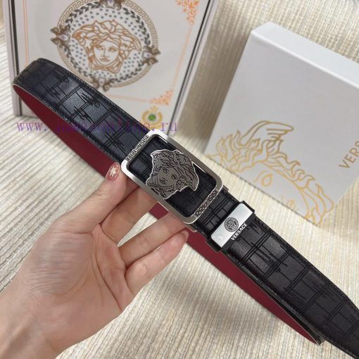 Versace automatic beltMaterial: Leather Belt with 100% Head Layer. The leather belt is guara q5yzp21q - Image 4