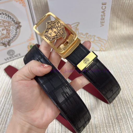Versace automatic beltMaterial: Leather Belt with 100% Head Layer. The leather belt is guara wewqx6mb - Image 8
