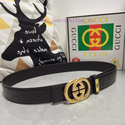 Gucci. Gucci  Material: Leather Belt with 100% Head Layer. The leather belt is guaranteed to 8s5nu2gn - Image 3