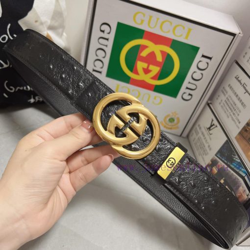 Gucci. Gucci  Material: Leather Belt with 100% Head Layer. The leather belt is guaranteed to 8s5nu2gn - Image 4