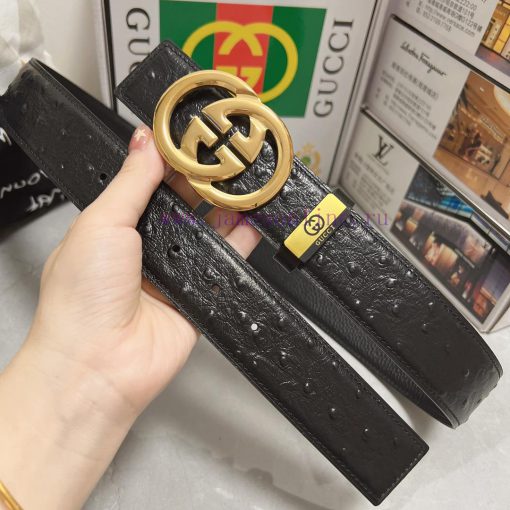 Gucci. Gucci  Material: Leather Belt with 100% Head Layer. The leather belt is guaranteed to 8s5nu2gn - Image 7