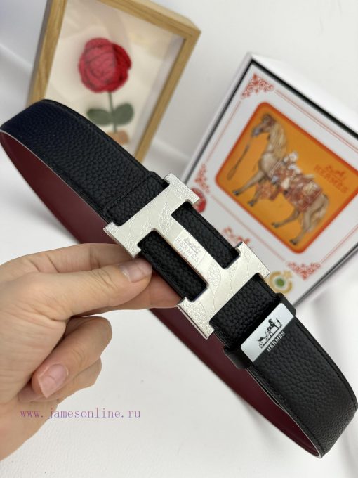 Hermes Hermès  Material: Leather Belt with 100% Head Layer. The leather belt is guaranteed t 218ighf0 - Image 6