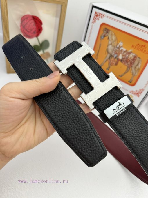 Hermes Hermès  Material: Leather Belt with 100% Head Layer. The leather belt is guaranteed t 04c177hu - Image 8