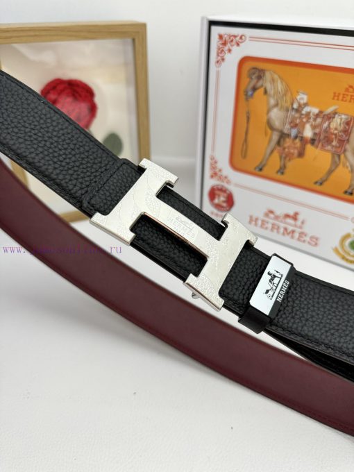 Hermes Hermès  Material: Leather Belt with 100% Head Layer. The leather belt is guaranteed t 218ighf0 - Image 8