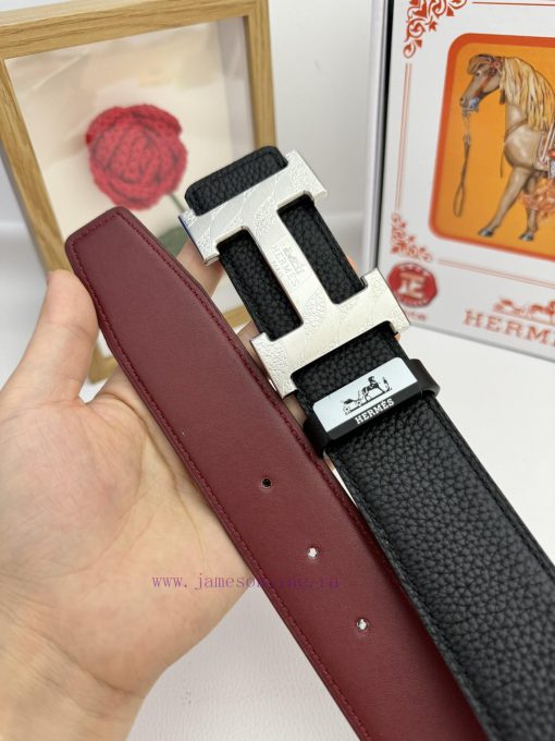 Hermes Hermès  Material: Leather Belt with 100% Head Layer. The leather belt is guaranteed t 04c177hu - Image 10