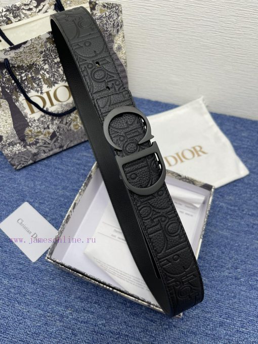 This 35mm double-sided belt from Dior combines elegant temperament with modern style. On one o8rulupt - Image 2