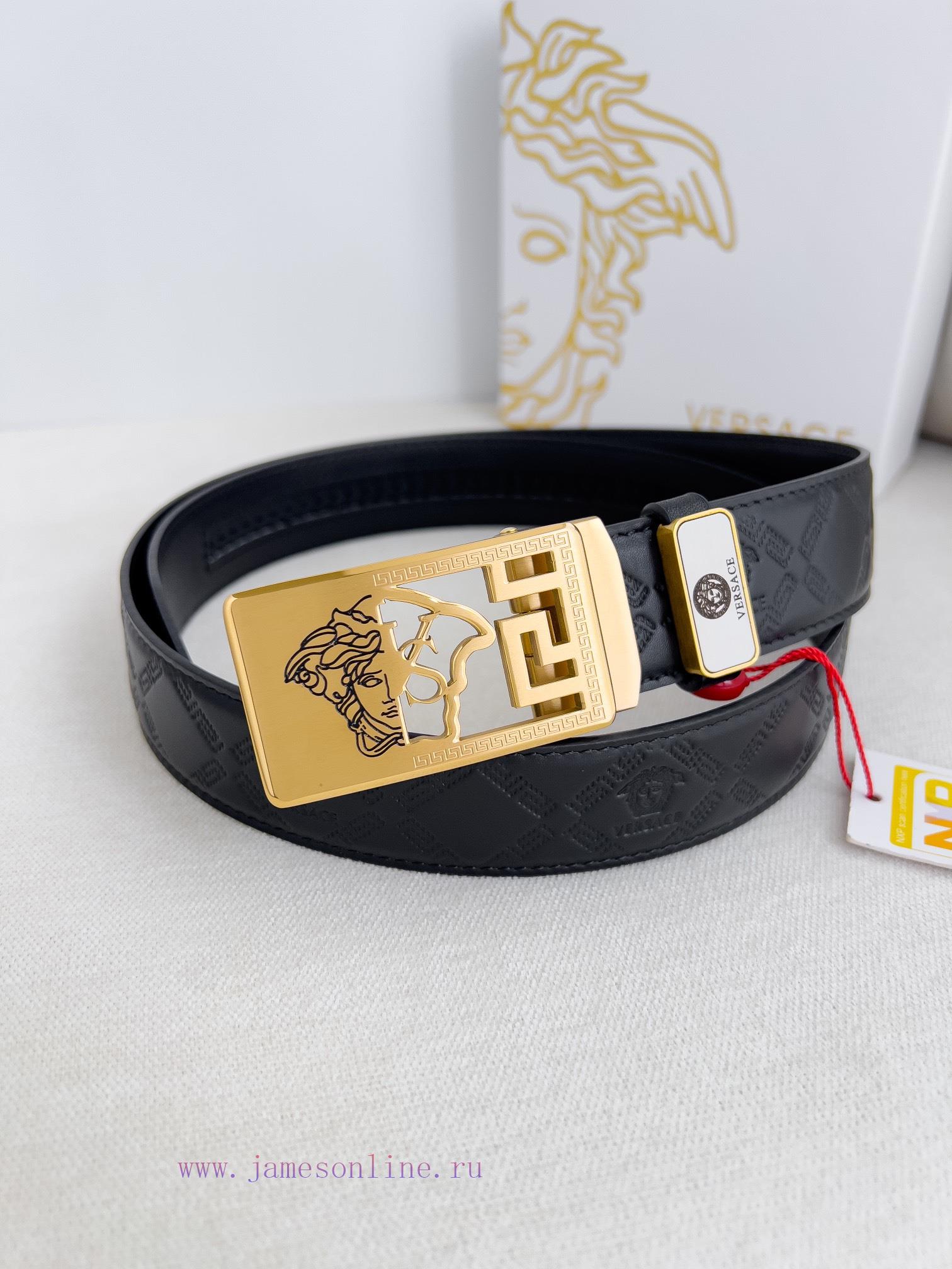 Versace Versace. ️ Belt and belt automatic beltAutomatic belt, classic head buckle made of p 33hif0zb - Image 2
