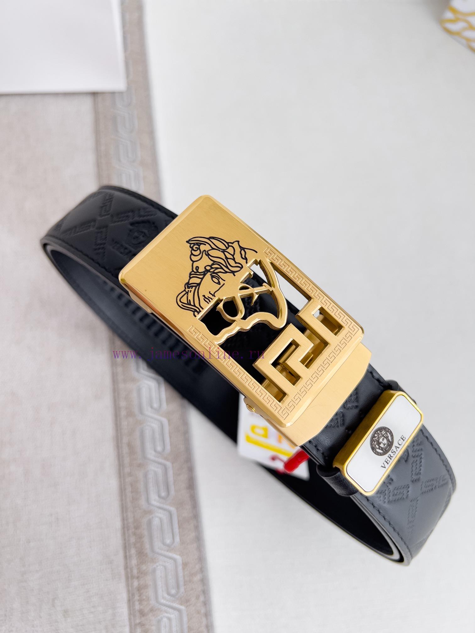 Versace Versace. ️ Belt and belt automatic beltAutomatic belt, classic head buckle made of p 33hif0zb - Image 3